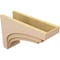 Ekena Millwork 12"W x 36"D x 24"H Classic Rockford Rough Cedar Woodgrain TimberThane Corbel, Primed Tan CORUR12X36X24ROCRCPR - alternate 3